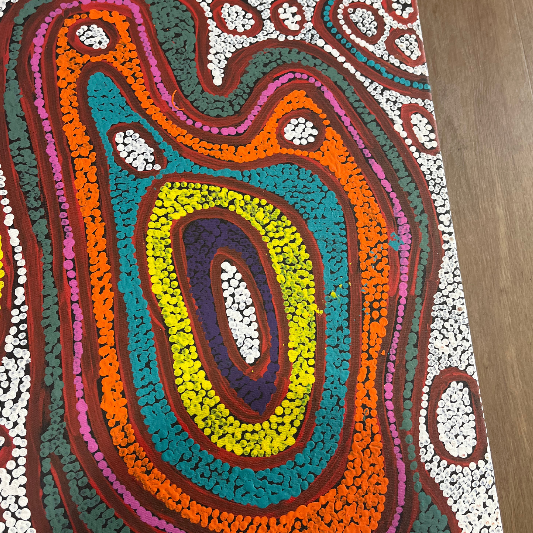 Marlene Young, "My Country" 1530 x 960 Aboriginal Art