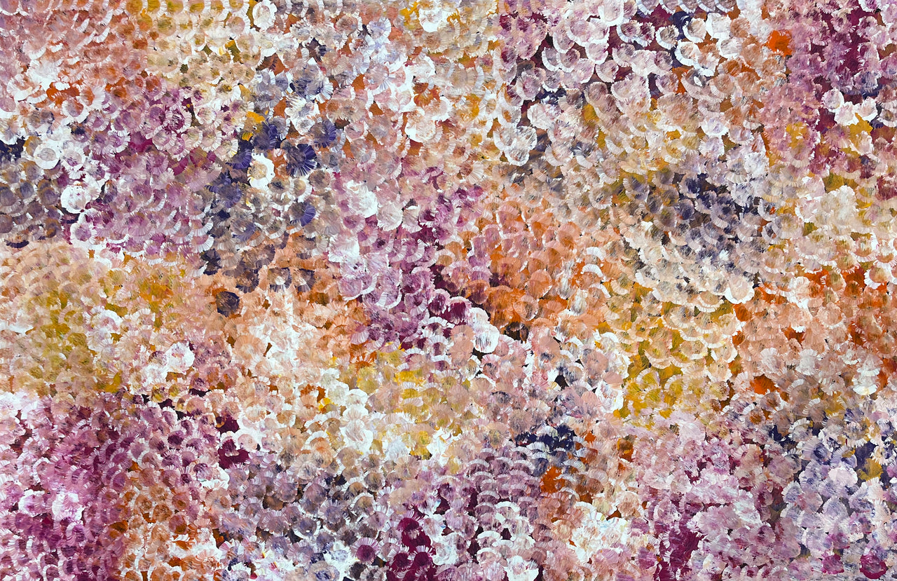 Belinda Golder Kngwarreye “Bush Plum Dreaming” 1500 x 970 Aboriginal Art