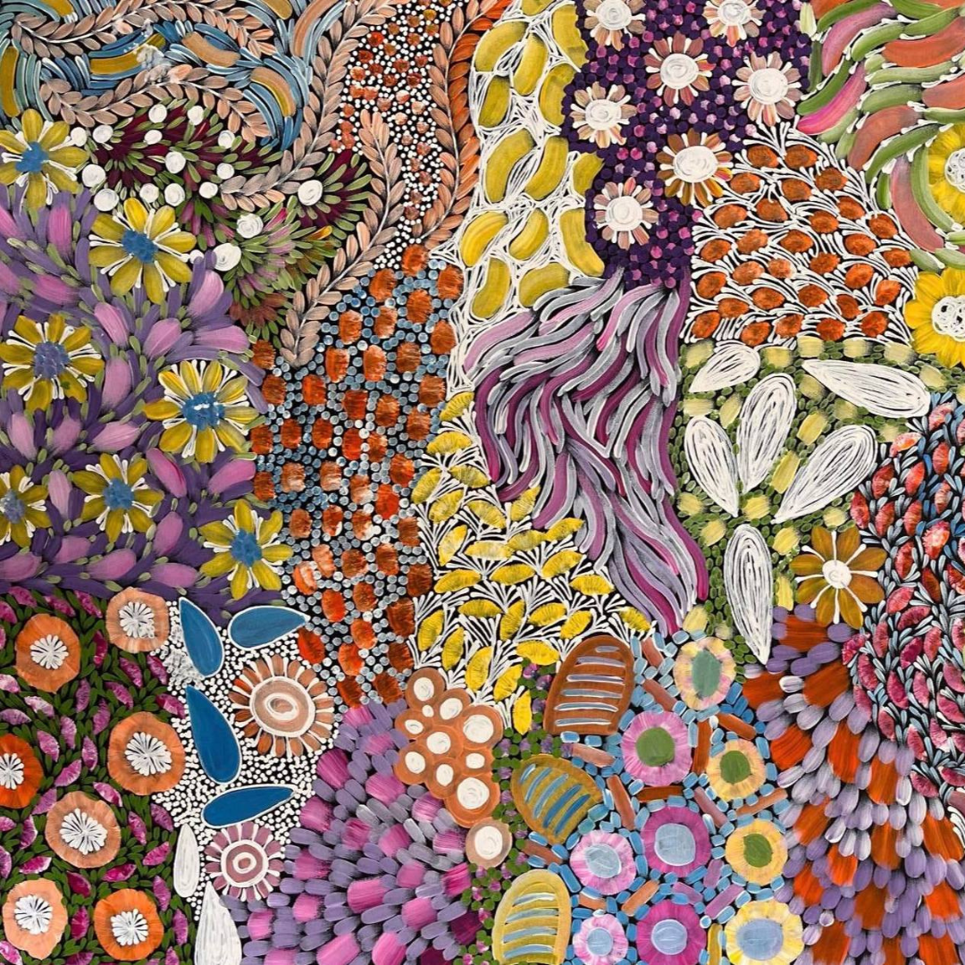 Karen Bird, "My Country" 1520 x 930 Aboriginal Art