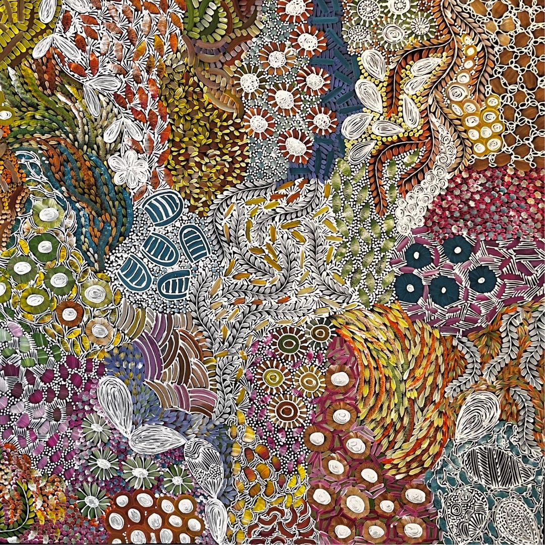 Karen Bird, Aboriginal Art, Indigenous Art, Women's Ceremony, Utopia Art, My Country