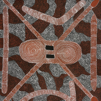 Thumbnail for Terrin Price, Aboriginal Art, Original Art, Indigenous Art, Utopia Art, Storytelling, Aboriginal Dreamtime, Aboriginal Ceremony. Authentic Art. Australian Desert