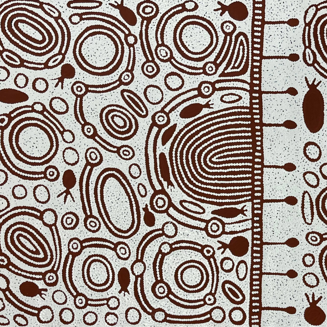 Melissa Nungarrayi Larry, Aboriginal Artist, Indigenous Art, Yumari Dreaming, Dreamtime, storytelling