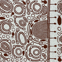 Thumbnail for Melissa Nungarrayi Larry, Aboriginal Artist, Indigenous Art, Yumari Dreaming, Dreamtime, storytelling