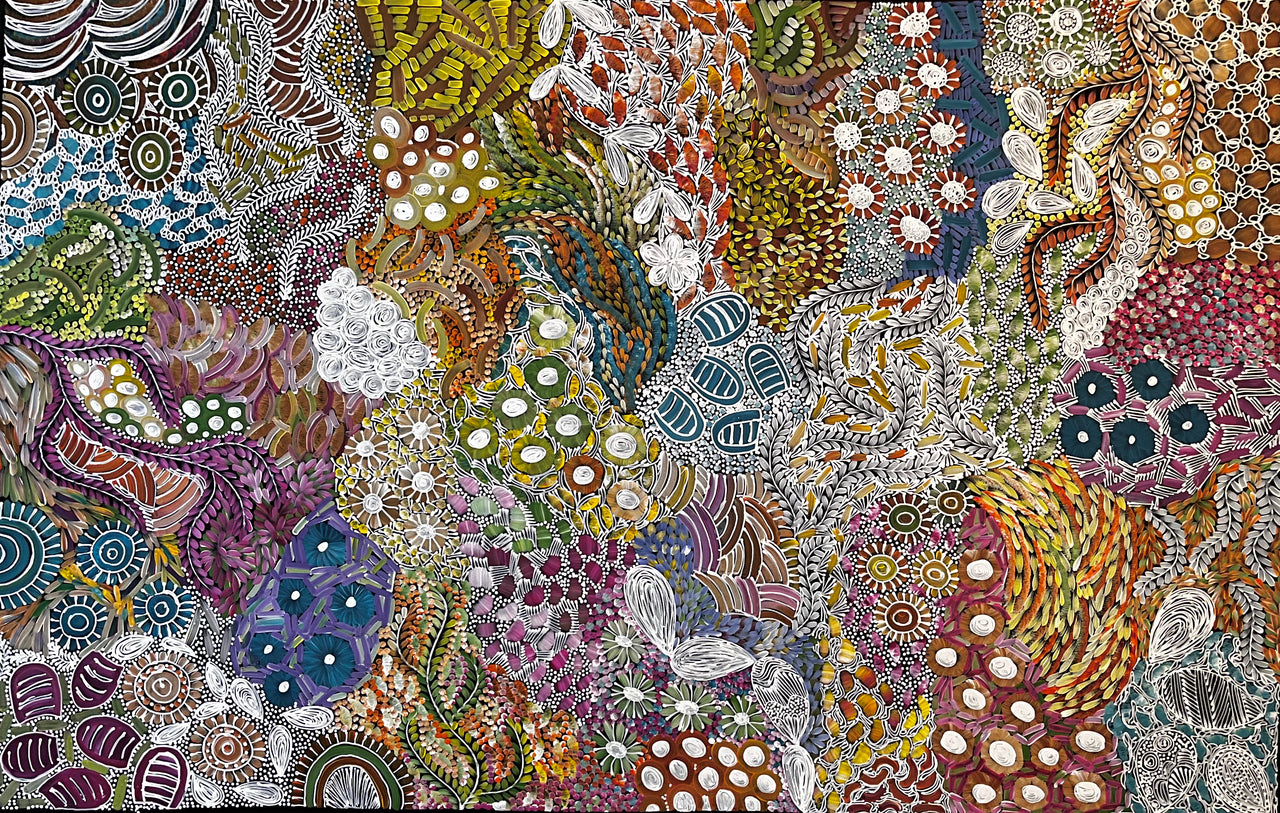 Karen Bird, "My Country" 2000 x 1300 Aboriginal Art