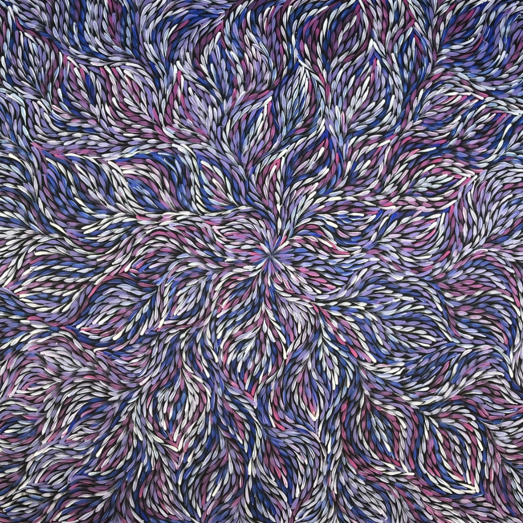 Janet Golder Kngwarreye, "Medicine Leaves, " 1980 x 1280, Aboriginal Art